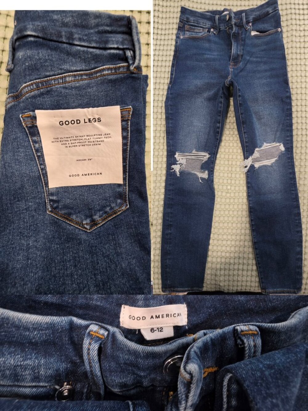 Good American 6-12 Jeans